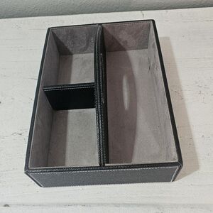 🟠 4 for $25 🟠  LEATHER DESK TRAY AND ORGANIZER